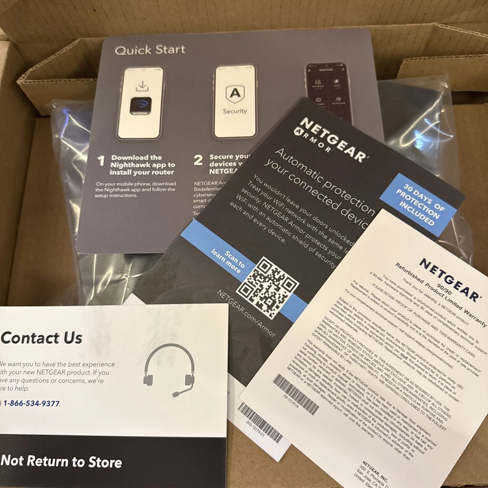 Netgear RAX43 NightHawk ANX5 AX4200 5-Stream WiFi 6 Router (E10035549) Renewed - Image 4 of 4