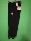Wrangler Mens Fleece Lined Relaxed Fit Cargo Black Cotton Pants Size 38x32 NWT