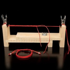 Wood Paracord Jig, Adjustable Length Paracord Jig Bracelet Maker DIY Hand Knitti