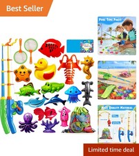 Educational Magnetic Fish Game for Kids Age 3-6 Outdoor Indoor Play