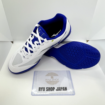 Mizuno Table Tennis Shoes WAVE MEDAL 8 WIDE 81GA258306 White