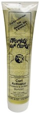 Worlds Of Curls Curl Activator Gel for Extra Dry Hair, 6 Oz