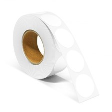 1 Inch Round Color Coding Labels, 1000 PCS Per Roll White Color Coded Dot Sti...
