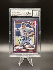 Grady Emerson Signed 2024 Panini Stars And Stripes Purple /99 BAS 10 Auto