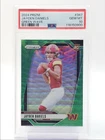 JAYDEN DANIELS 2024 PANINI PRIZM ROOKIE GREEN WAVE #347 RC PSA 10 Q2010