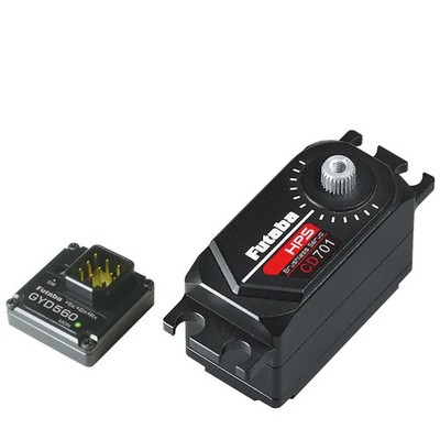 Futaba HPS-CD701 Brushless Low Profile Servo + GYD560 Gyro Drift set