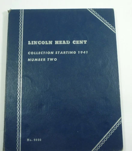 Lincoln Head Cent Set 1941 - 1960 in Whitman Album 53 Coins