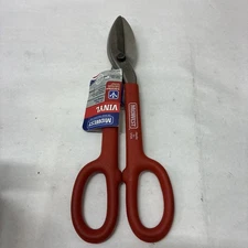 MIDWEST Vinyl Siding Snip - 12-Inch Straight/Wide Curved Soft Material Cutter