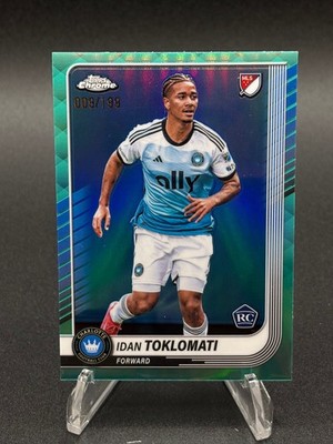 2025 Topps Chrome MLS Idan Toklomati Aqua Refractor #/199