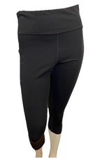 Tek Gear Black Cropped Leggings Size L