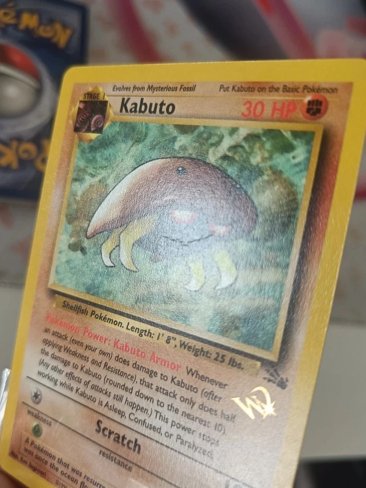 Kabuto Fossil 50/62 W STAMP Promo Card- WOTC - HP/DM - Image 3 of 4