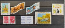 série timbres  france oblitérés 2004 n° 3685 3686 3687 3688 3689 3690