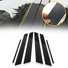 Black Window Door Pillar Posts Trim Piano Decors Cover For 2006-2011 Honda Civic