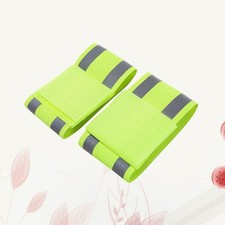 2 Pcs Reflective Running Armbands Walking Safety High Visibility Straps