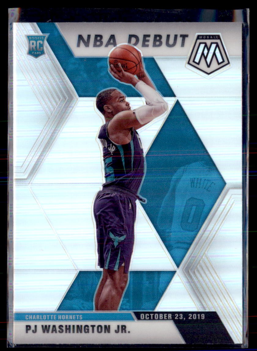 2019-20 Panini Mosaic Silver Prizm PJ Washington Jr Rookie RC 278 Hornets