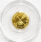 1/100th .9999 Fine Gold Prospector round