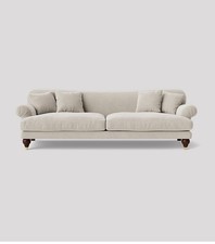 Swoon John Lewis Willows 3 Seater Sofa In Bone Easy Velvet RRP £1969