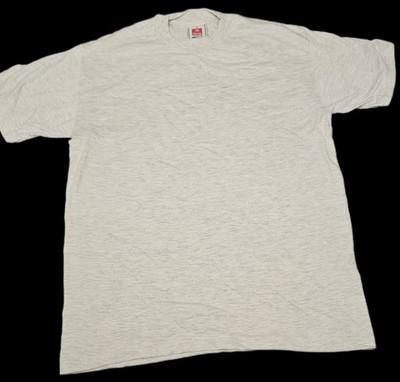 Hanes Beefy T-Shirt  Gr.M  Neu - Ash  - Grau - Doppel Naht - 160gm  aus Belgien 