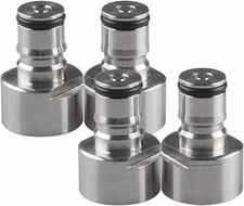 Keg Coupler Adapter Sankey to Ball Lock Quick Disconnect Conversion Kit