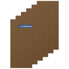 Iron On Patches for Clothes, Fabric - Inner Denim 4x8.9 inches, Brown