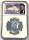 2014D Kennedy 50th Anniversary High Relief Silver Half Dollar SP70 NGC