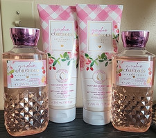 Bath  Body Works GINGHAM GORGEOUS Moisturizing Body Wash 10 oz. - Lot of 4