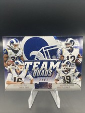 Team Quads Rams Goff Gurley Donald Cooks 2018 Panini Contenders Insert