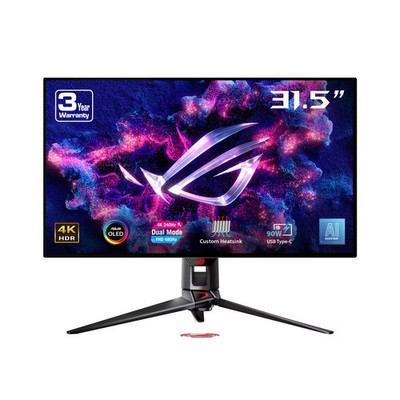 ASUS - ROG Swift 32'' Dual Mode (4K 240Hz, FHD 480Hz) OLED 0.03ms Gaming Monit...