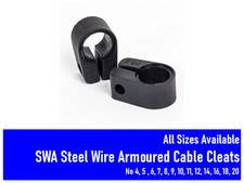SWA CABLE CLEATS  ALL SIZES AVAILABLE NO 4 5 6 7 8 9 10 11 12 14 16 18 20