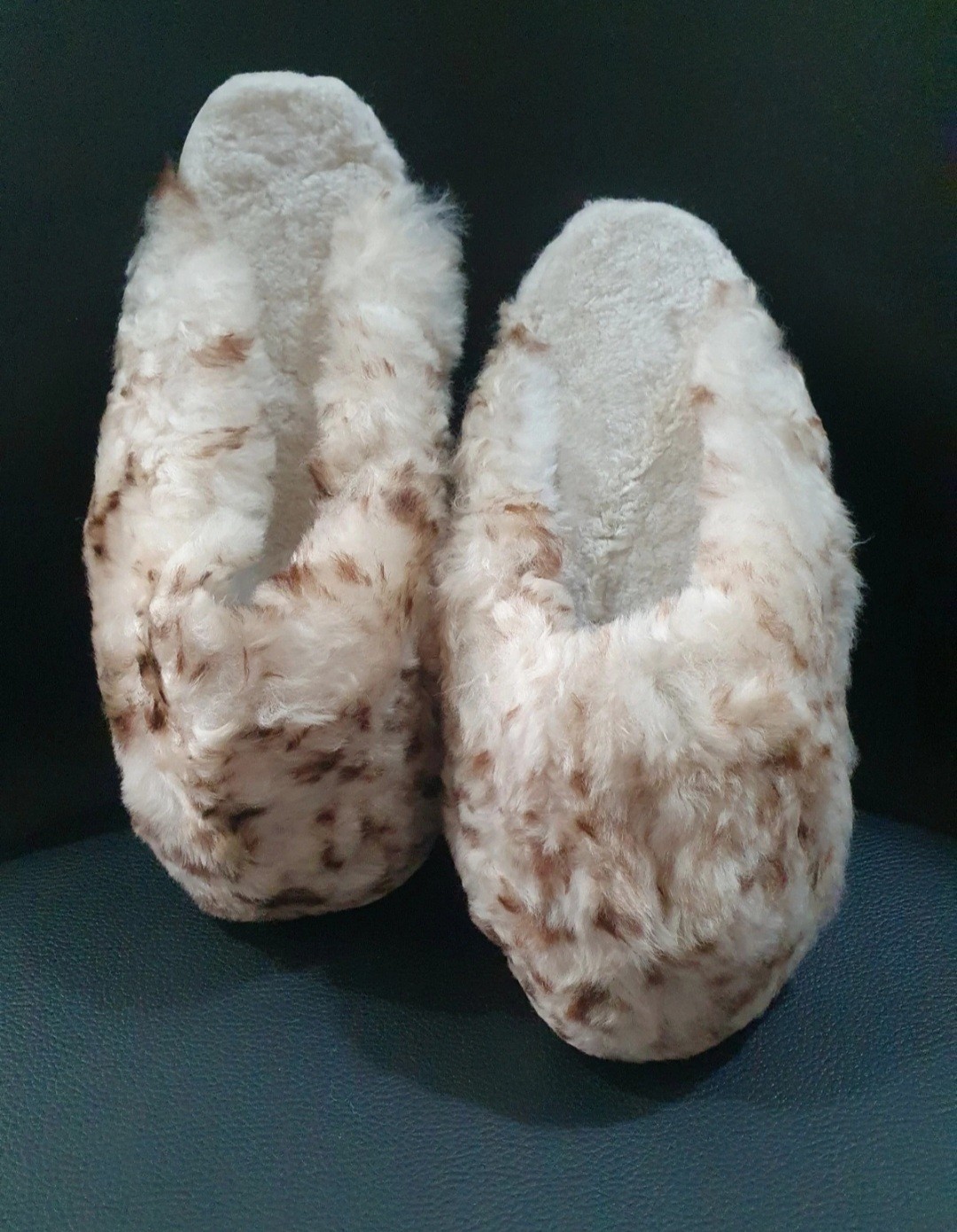 SAOLA Scarpe pantofole da casa donna lana di pecora calde accoglienti suola rigida 36 EU 3 UK