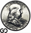 1962-D Franklin Half Dollar, Flashy Lustrous Choice BU++