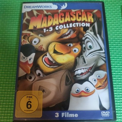 Madagascar 1-3  | DVD | Zustand gut