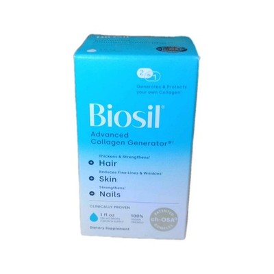 BioSil Advanced Collagen Generator Liquid Drops 1 fl oz ch-OSA Complex Vegan