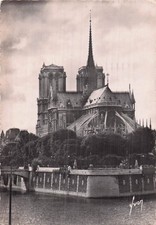 75 PARIS APSE DE NOTRE DAME ET SQUARE DE L ARCHEVECHE