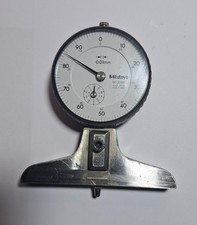 + Made in Japan- Messuhr von Mitutoyo 0,01+++Tiefenmessuhr für Einstiche Nuten+