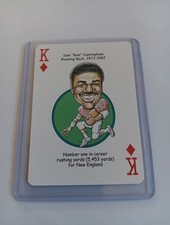Sam Cunningham Card New England Patriots Hero Decks Playing Card Football Card