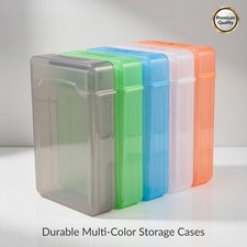 5 Pcs 3.5 Inches Hard Disk Drive Protection Storage Box Case
