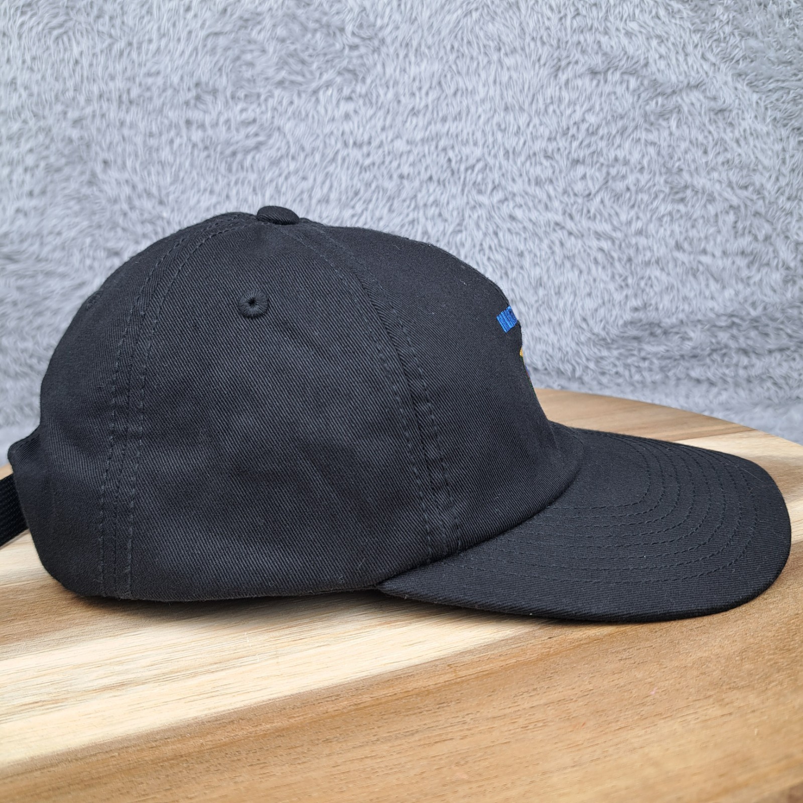 Nintendo 64 Hat Cap Strap Back Black Logo Mens One Size Embroidered Retro Gamer