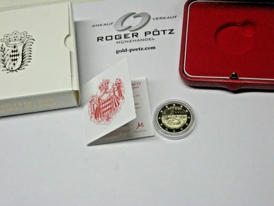 2 Euro Monaco wahlweise ab 2007 Grace Kelly bis 2024 Karl V.  polierte Platte - Bild 1 von 4