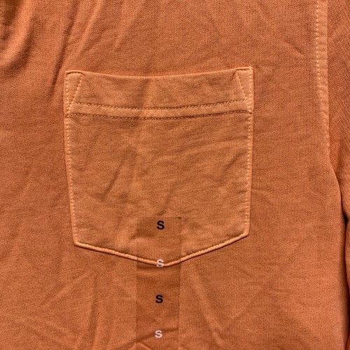 Club Room Mens S Small Orange Raw Sienna Pocket Quarter Zip Long Sleeve Sweater - Picture 3 of 7