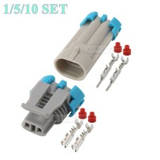 Válvula de chorro eléctrica Delphi Metri-Pack serie 150 de 2 pines enchufe conector macho/hembra
