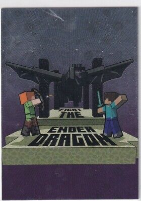 Panini Minecraft Adventure Trading Cards Card No. 19 Ender Dragon