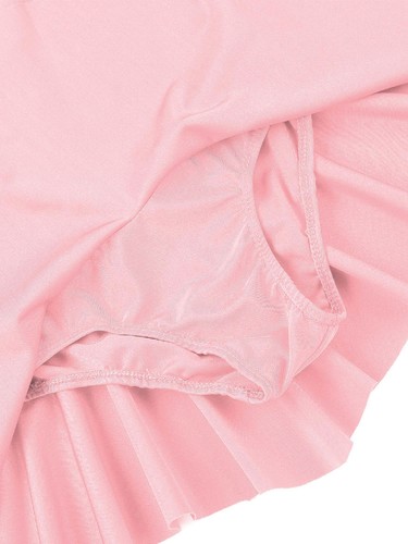 Freebily Ice Skating Dress Girls Ballet Dance Leotard Dress Mock Neck AU - Picture 50 of 52