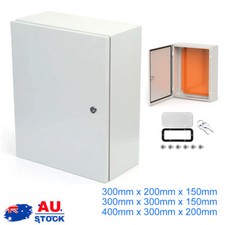 Electrical Steel Enclosure Box Cabinet Switchboard Large IP66 Waterproof Lock AU
