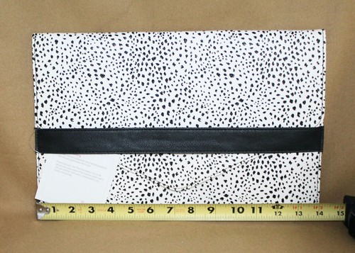 THIRTY ONE Envelope Laptop Sleeve Dainty Speckles Pebble White Black 14x9.25 - Picture 4 of 6