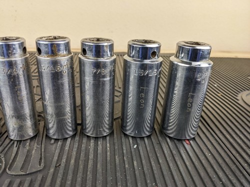 #aq018 Mac Tools 1/2" Drive Deep 6 Point SAE Socket Set - Picture 10 of 11