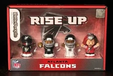 Little People NFL Collector Figure Set - ATLANTA FALCONS - RISE UP -Series 1