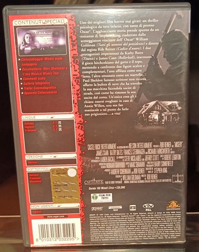 MISERY NON DEVE MORIRE - ED. SPECIALE - DVD USATO - Foto 2 di 2