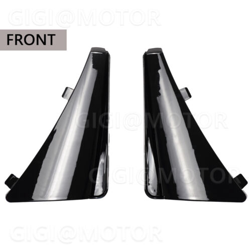For Corvette C8 Z51 Stingray 2020-2025 Glossy Black Rear Splash Guards Mud Flaps - Foto 2 di 13