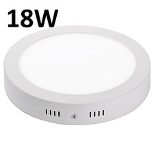 Surface Mounted LED Panel Light Circular Round Ceiling Downlight 18W Lamp 6000k